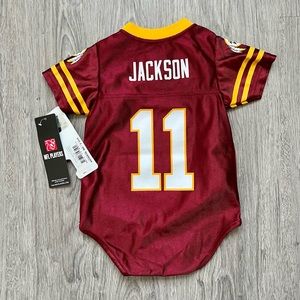 “JACKSON” redskins baby onesie